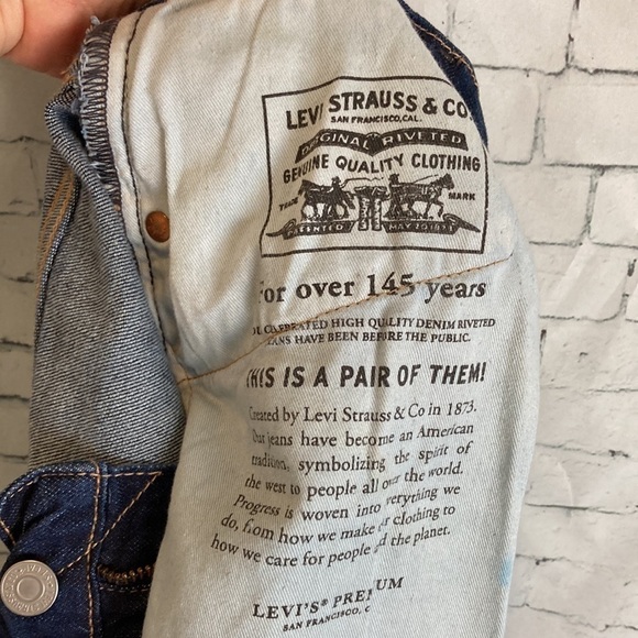 Levi's 502 Premium Jeans Rigid Denim Capsule Wardrobe Normcore Classic Winter - Picture 14 of 16